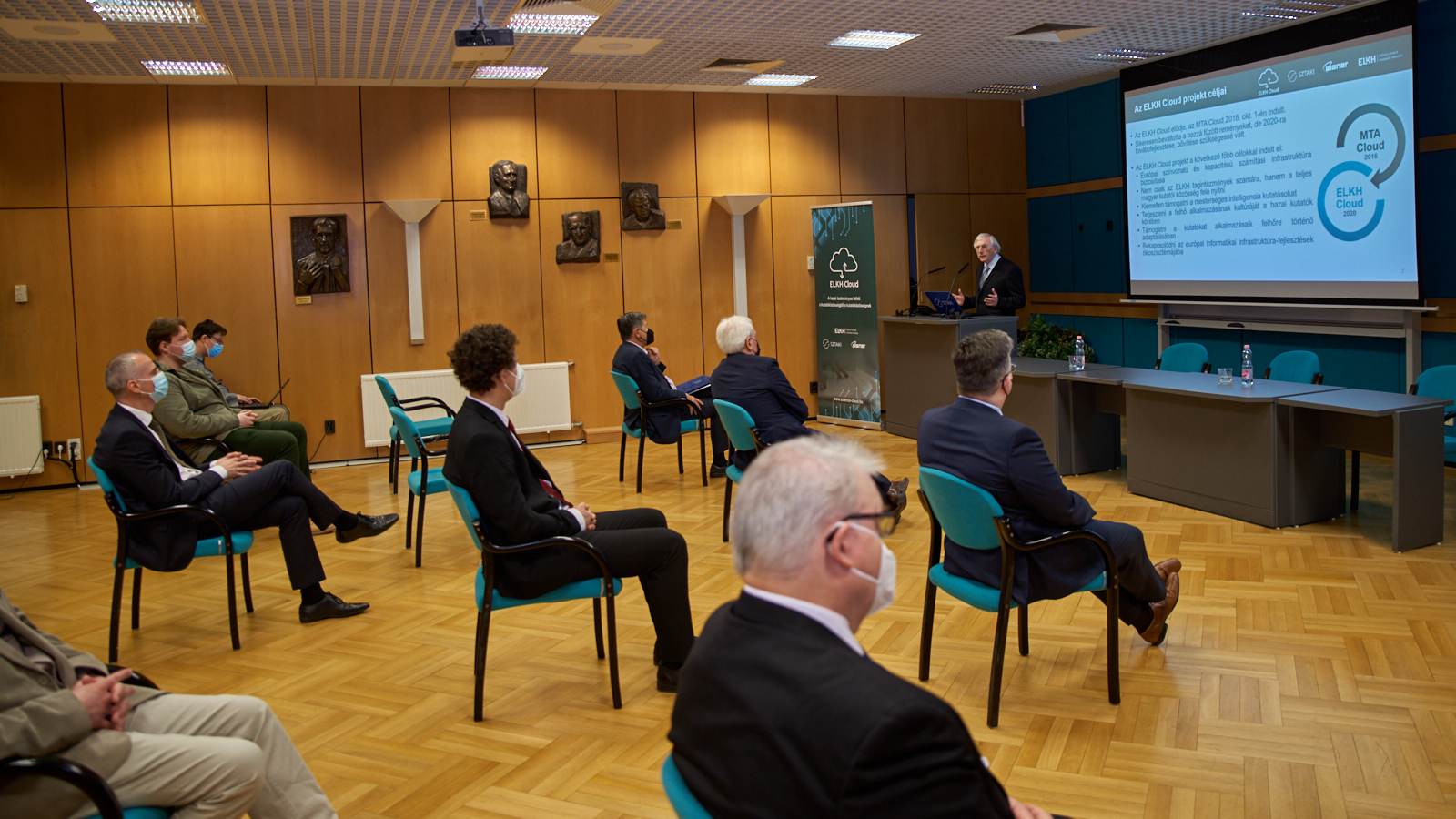 ELKH Cloud átadás nézőtér