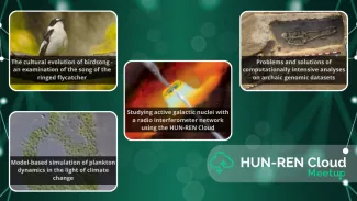 Titles of some of the projects presented at the HUN-REN Cloud Meetup event